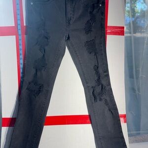 PACSUN Black Distressed Skinny Jeans – Women’s